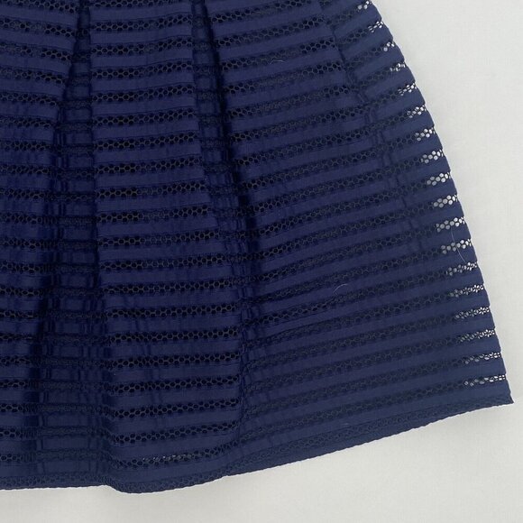 Freestyle Revolution Juniors Size M Punk Party Skirt Eyelet Navy Blue NWT - Picture 6 of 10